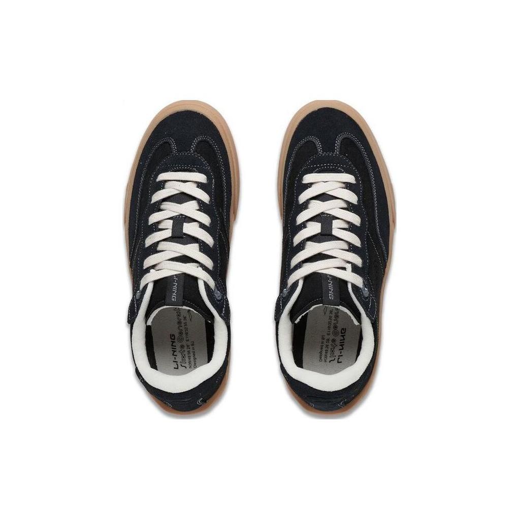 New LiNing Extreme Sports Collection Skate General Durable Breathable Low Top Skateboard Shoes Men's Black AEPSA49-2