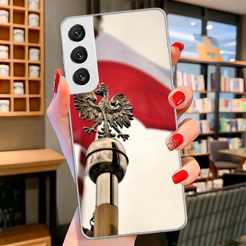 Poland Flag Cover Phone Case For Samsung Galaxy S26 S25 Edge S24 Ultra S23 S22 Plus S21 S20 FE Soft Fundas Shell Galaxy S25 S24