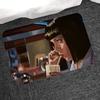 Humorous Pulp Fiction Room Mats Anti-slip Absorbent Long Strip Cushion Bedroom Mat Household Carpets