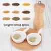 2pcs Wood Salt and Pepper Grinder   Coarseness Wooden Pepper Shaker for Kitchen Seasoning