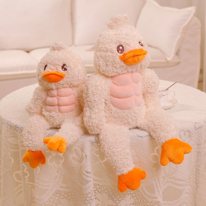 Girl Heart Ugly Cute Muscle Frog Doll Plush Toy Duckling Doll Children Sleep with Soothing Doll