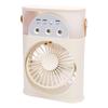 Portable Air Conditioner Fan Quiet 4000mAh Rechargeable USB Personal Air Cooler with 3 Speeds 3 Spray Nozzles for Home