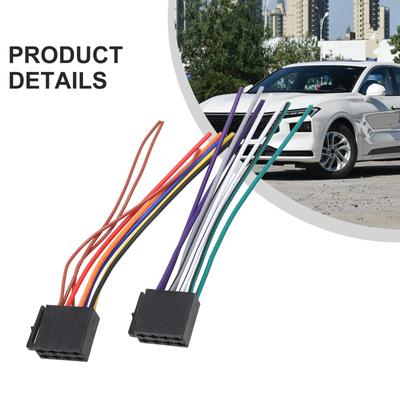 Wire Harness Adapter Car Radio Adaptor ISO Wiring Harness Easy To Use