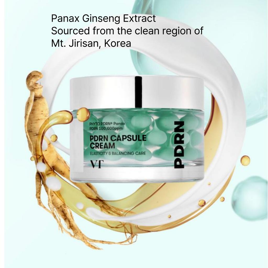 VT COSMETICS Phyto PDRN CREAM 50ML-100,000ppm Capsule Cream Panax Elasticity Balance