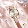 CURREN Hodinky Dámské Značka Kůže Quartz Náramkové hodinky Luxusní design Hodiny pro Dámy Šarm Květiny Ciferník Montre Femme 9068