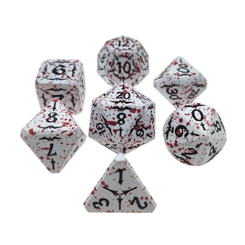 Multi-faceted Alloy Dice Game Props Educational Toys Club/Party Accessories