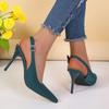 Shoes Female 2025 New Fashion Women's Pumps Summer Pointed Toe Women's High Heels High Quality Sexy Dress Party Women Slingbacks