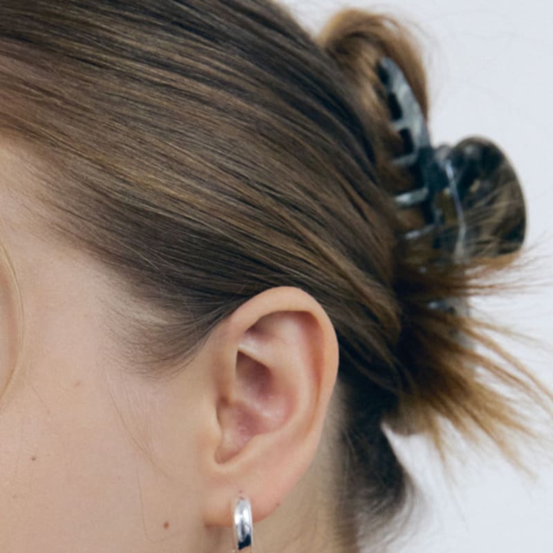 NUOY (925 Silver) Silver Ring Earrings