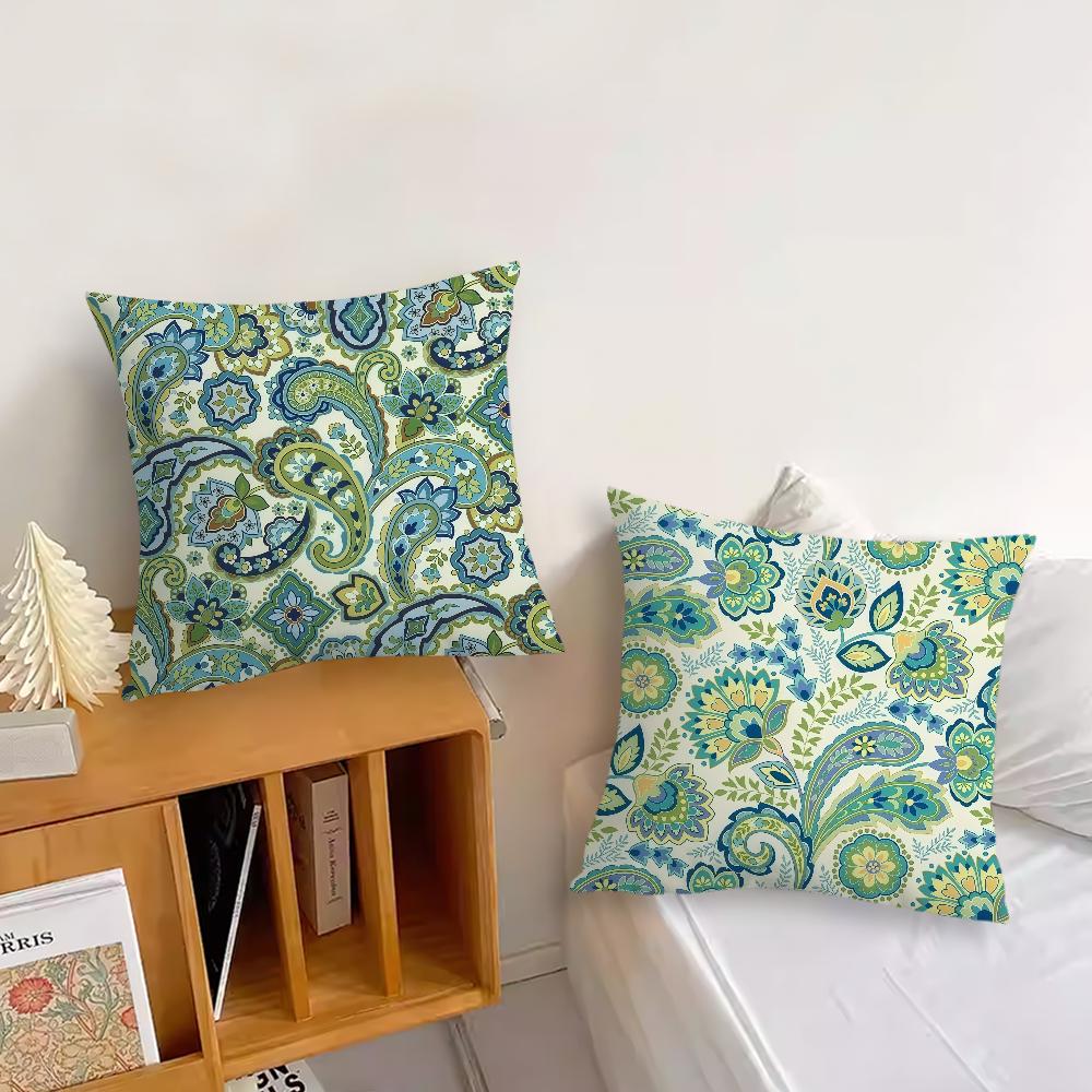 Fashion P-paisley Elegance cushion cover Pillow Cover Decoration Room Home Sofa living Office Car Nordic Simplicity