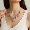 Handcrafted Knot Design Starfish Necklace Comfortable Rope Chain Jewelry Accessory For Casual Outfit Enhancer