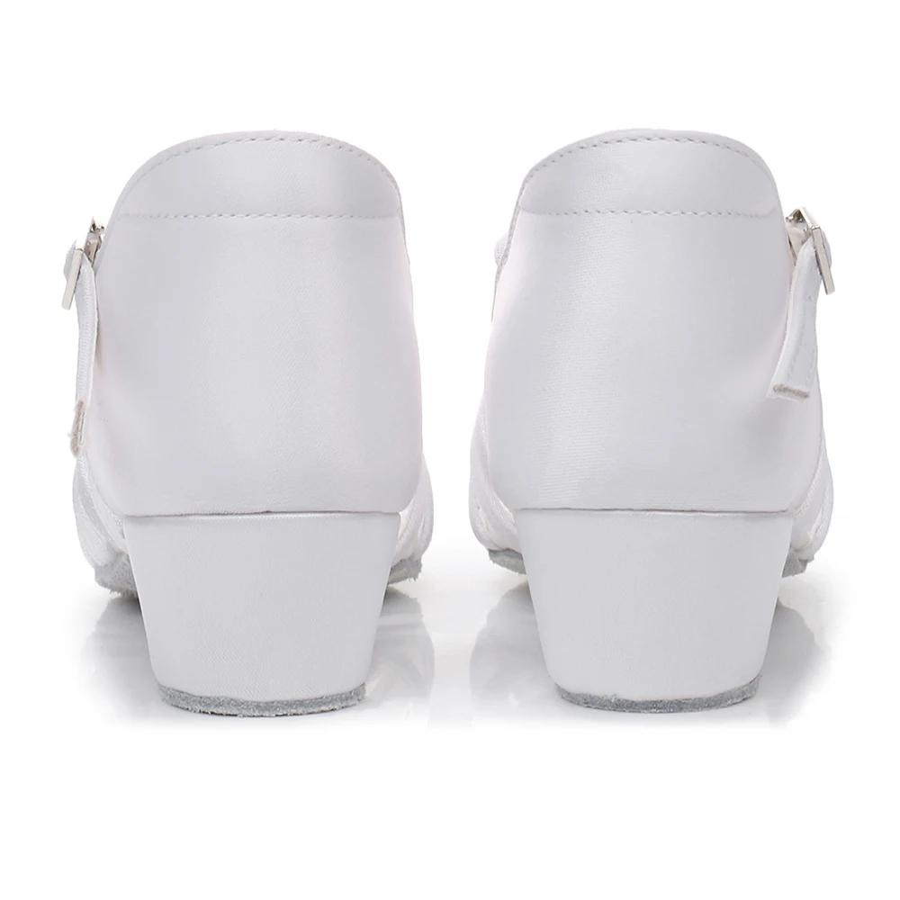 Newest Girl Latin Dance Shoes Children Ballroom Tango Cha-Cha Dance Soft Sole Salsa Practice Shoes