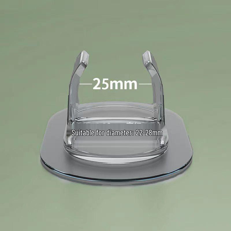 Self-Adhesive No-Drill Drain Hose Holder for Drum Washing Machines