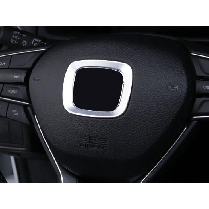 Silver Car Inner Steering Wheel Trim Fit For Honda Accord 10Th 2018- 1X