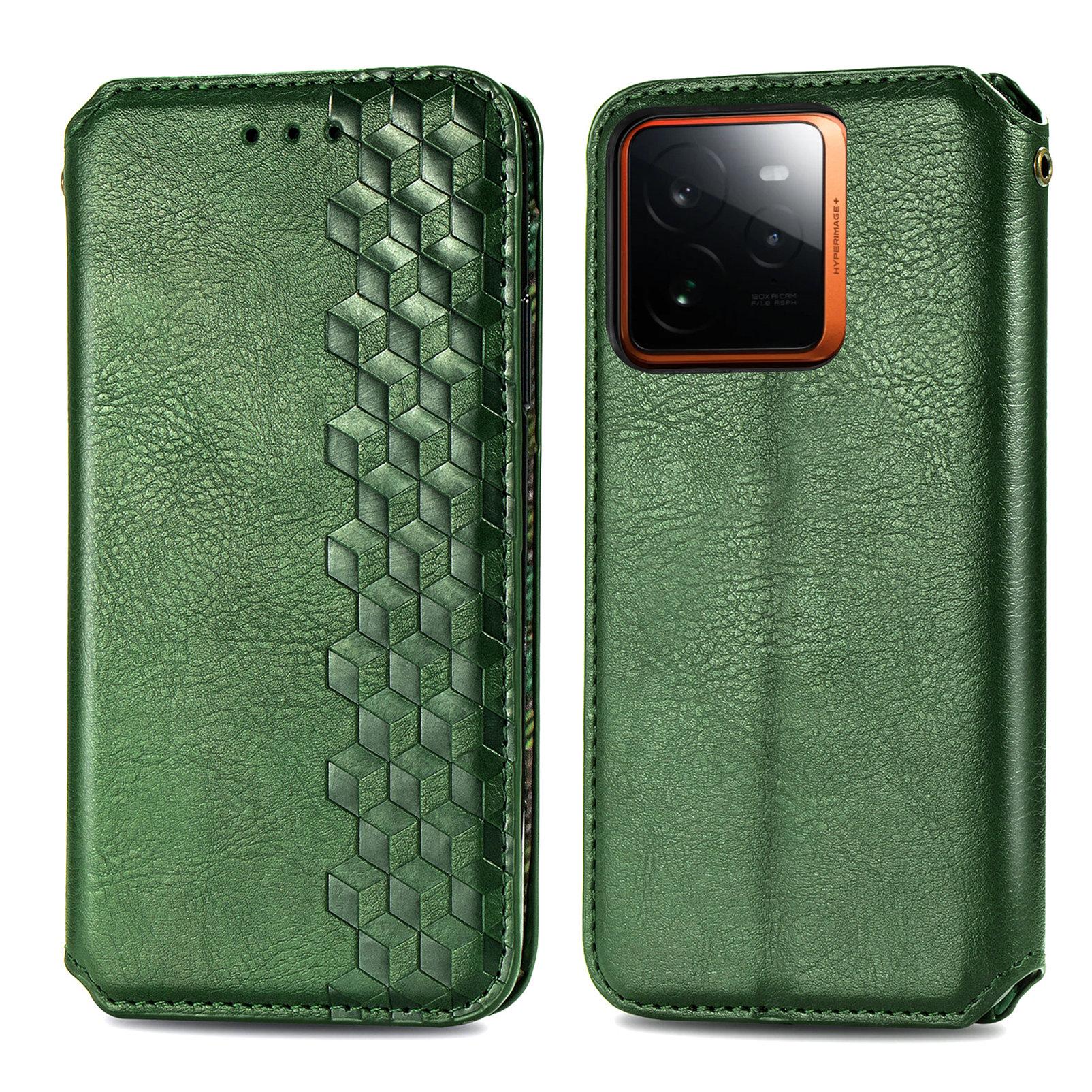 

For Realme GT 7 Pro 5G Case Rhombus Imprint PU Leather Wallet Phone Cover Black