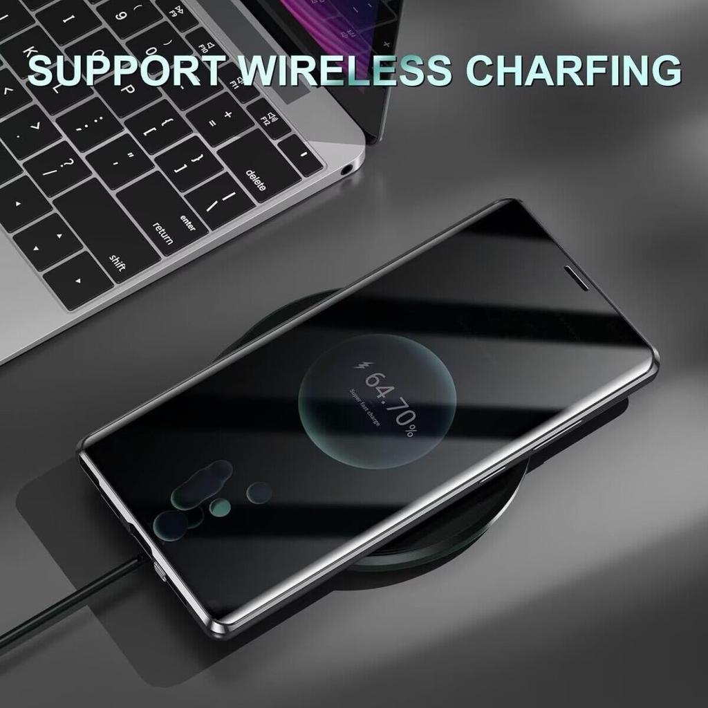 Anti Peeping Case for Samsung Galaxy S26 Ultra Plus S26+, Double Sided Tempered Glass,Metal Frame with Lens Protector Phone Bumpers