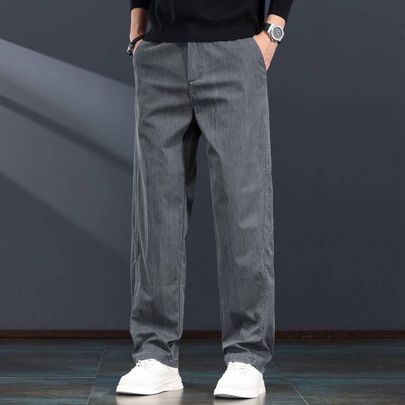 Jielino Men's 2025 Autumn/Winter Loose Straight Casual Pants