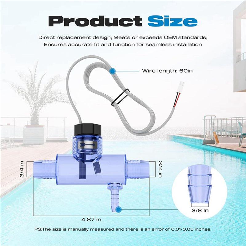 J1UL1N 2X Flow Switch Replacement 2560-040 ,Flow Switch For Sundance Spas, Massage Bathtub Hot Tub, Assembly Part
