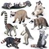 Realistic Animal Heart Model Toy: Lemur, Raccoon, Orangutan, Baboon