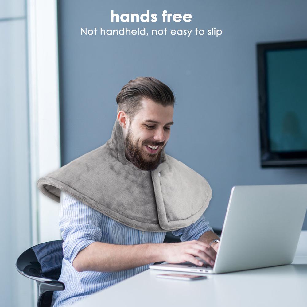 New Electric Heating Shawl for Neck and Waist - Plug-in Physiotherapy for Winter Warmth