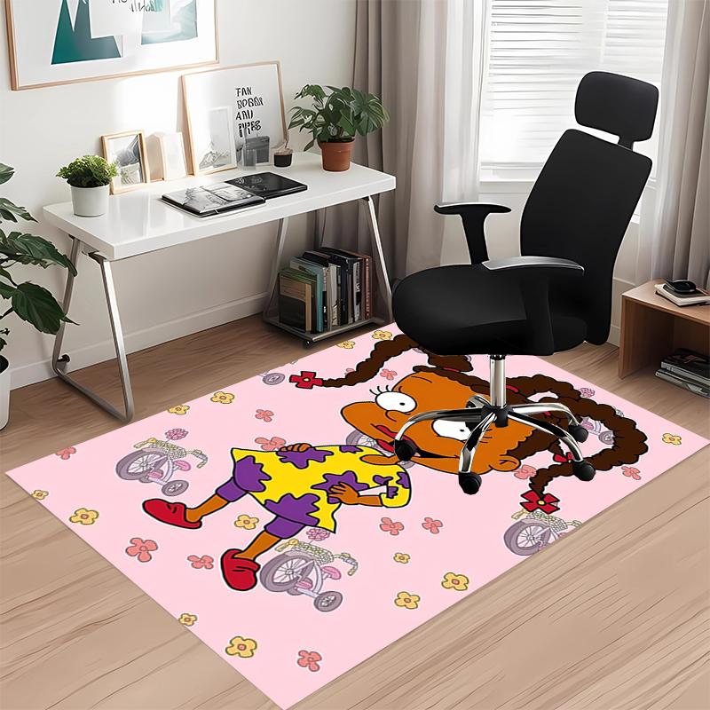 Rugrats Printed Carpet, for Office Chair Living Room Bedroom Kitchen Room Decor Gifts.