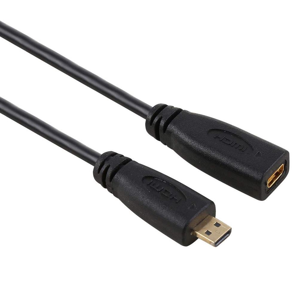 Chenyang 30cm HDMI Type D Micro HDMI Male To Micro HDMI Female HDMI Extension Cable 1.4