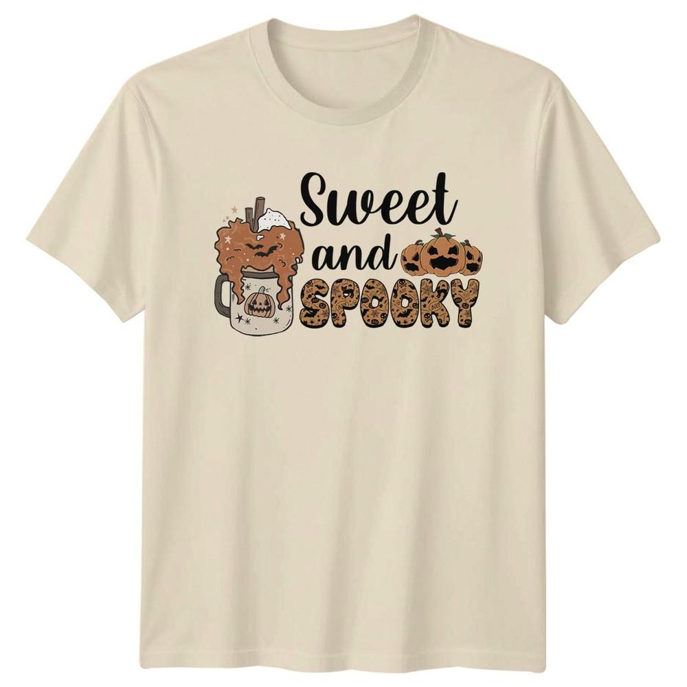 Sweet And Spooky Unisexs TShirt Coffee Halloween Gift For Her