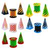 3Pcs/Set 3D Printed Spiral Cone Impossible Pyramid Passthrough Sculpture Spiral Cylinder Figurine Stress Anxiety Relief Kids Adults Educational