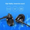 Sluchátka do uší Youshengshi s kabelovým ovládáním a mikrofonem, 6D silné basy pro počítač, karaoke a hovory
