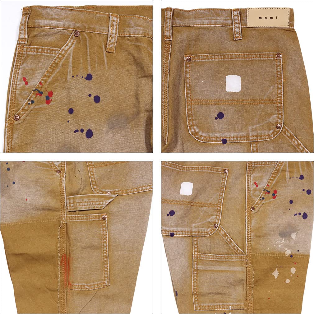 Pantalon Homme en Denim Minimal Évasé 28 093, pouces, Marron,