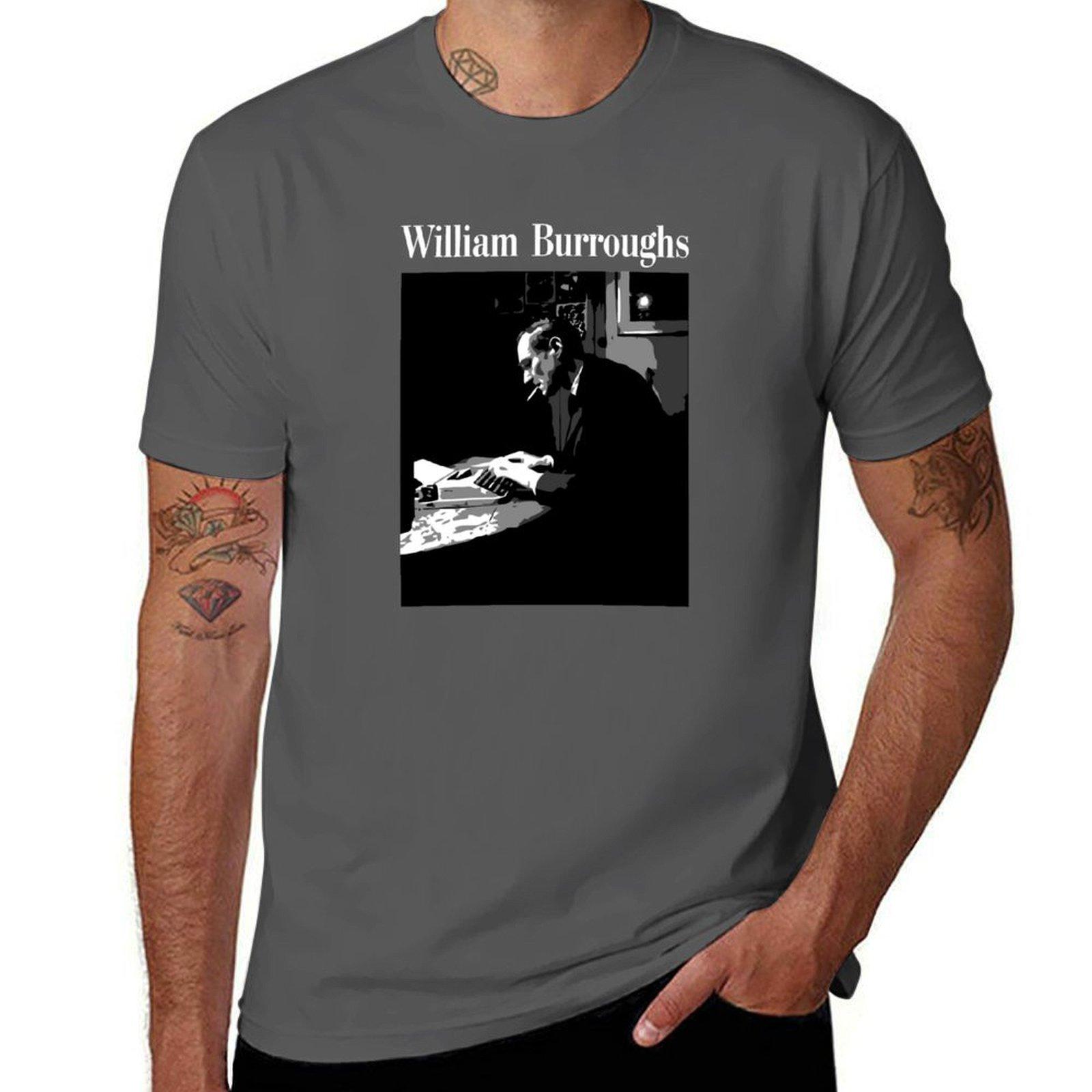 

Tribute to William Burroughs T-Shirt funny t shirts man t shirt for man 100 percent cotton T-Shirt 4XL