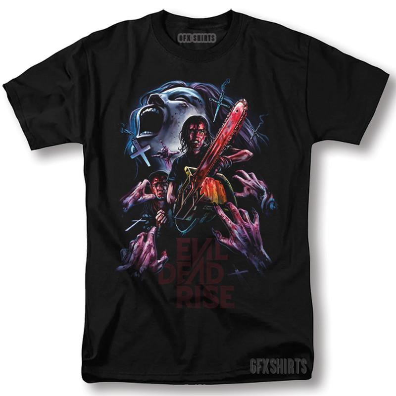 Evil Dead Shirt Horror Movie Vintage Graphic Design T-Shirt