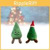 Charming Christmas Tree Plush Toy Cozy And Colorful Green And Red Ornament For Celebrations