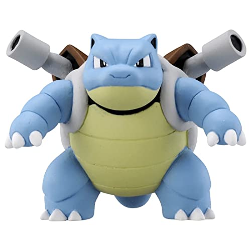 TAKARA TOMY "Pokemon Moncolle MS-16 Blastoise" Pokemon Figure Toy Ages 4 and up Passes Toy Safety Standards ST Mark Certification Pokemon TAKARA TOMY