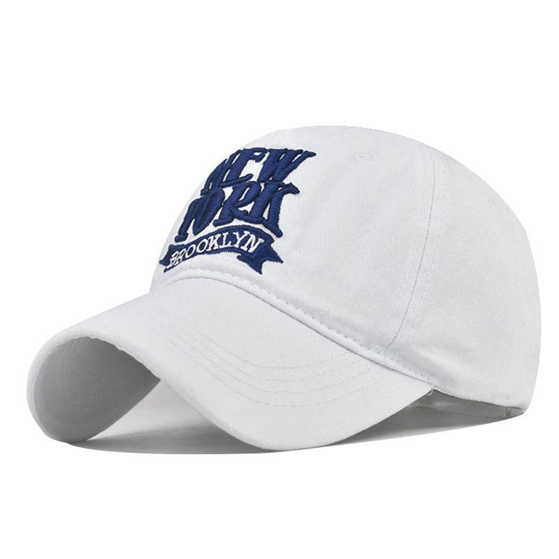 NEW YORK do old cotton washed baseball hat 3D letter three-dimensional embroidery cap