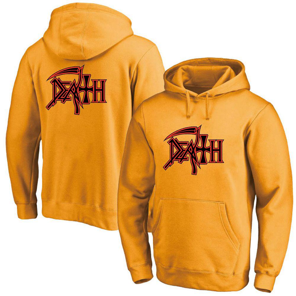 Death Rock Band Heavy Metal Printed New Men's Fashion Hoodies Comfortable Sweatshirts Harajuku Zipper Jackets Solid Color Coat
