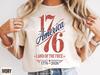 1776 America Land of the Free T-Shirt | 1776-2026 Patriotic Independence Tee | 4th of July Shirt