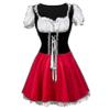 Xs-6xl Luksusowy Kostium Czerwonego Kapturka Dla Dorosłych Z Peleryną Damski Przebranie Impreza Halloweenowa Księżniczka Cosplay Przebranie
