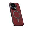 Applicable To OPPO FindX9Pro Metal Lens Magnetic Mobile Phone Case Leather Pattern FindX8Ultra Protective Case