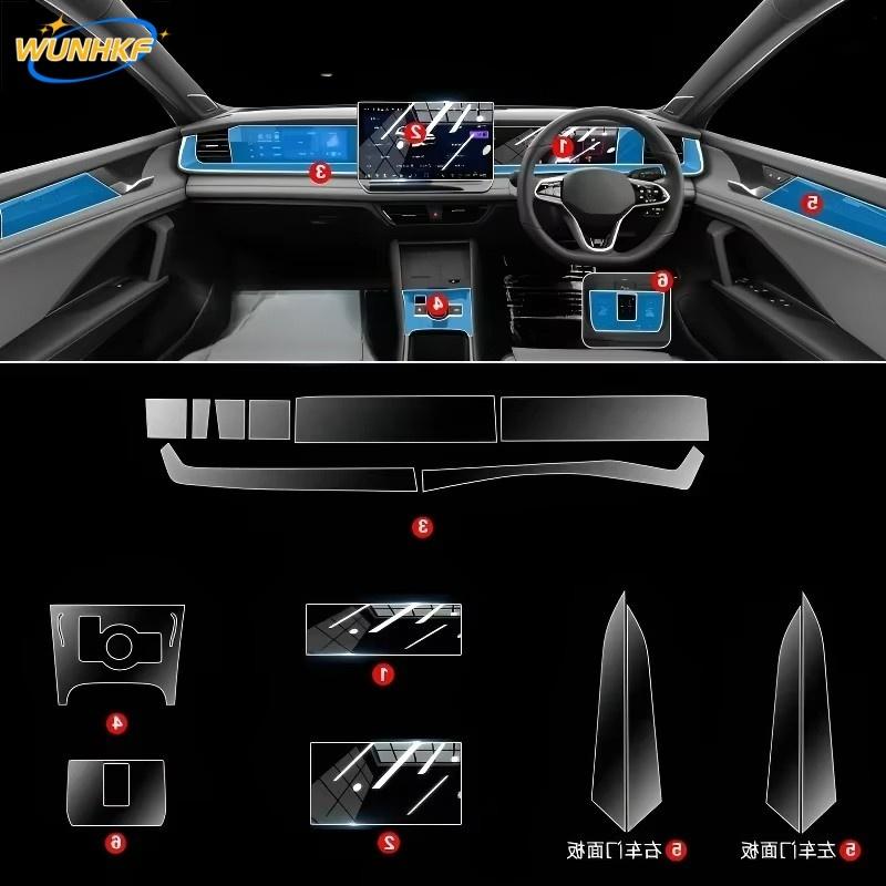 Armaturenbrett Multimedia GPS Navigation Transparente Kratzfeste Schutzfolie Für Volkswagen Tayron L 25 Modelle Autozubehör