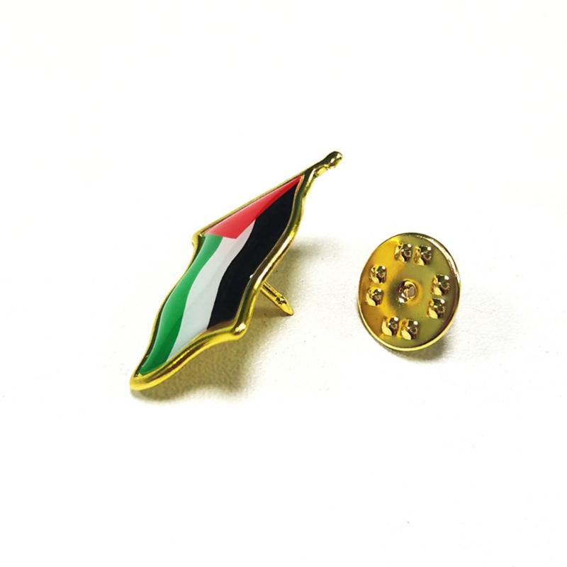 Fashion PLE Flag Pin Corsage Pin Alloy Material Lapel Pins Clothing Jewelry Accessories for Cloth Decorations