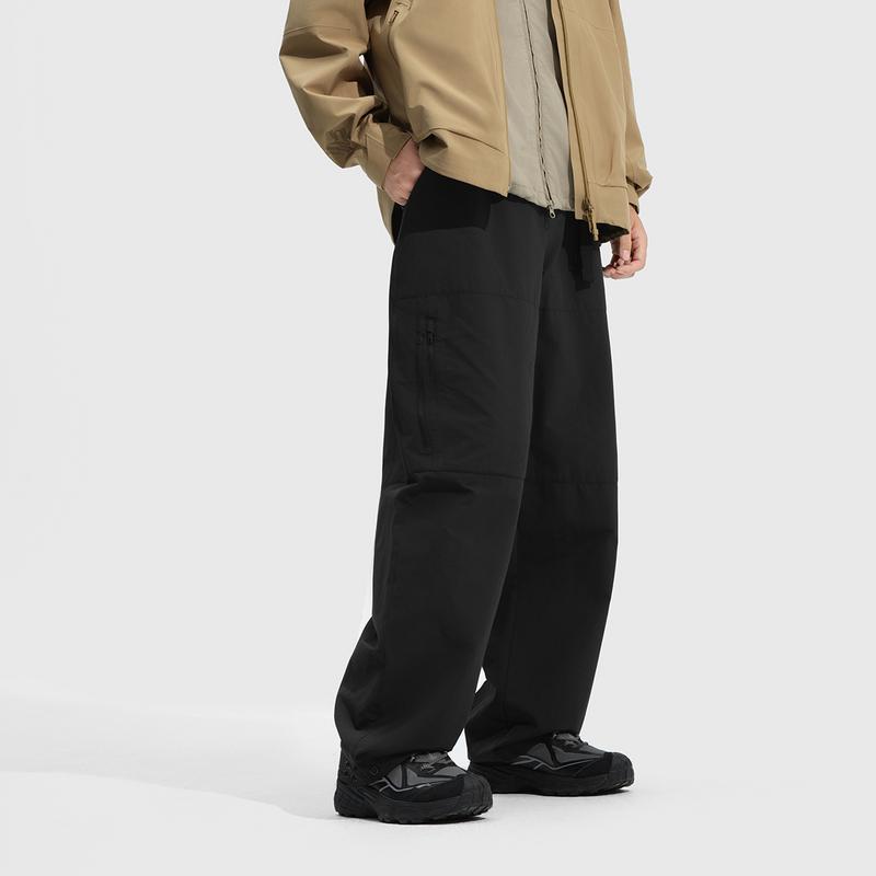 Li Ning CF Water-Resistant Straight-Leg Cycling Softshell Pants Men pants AYKV591-1