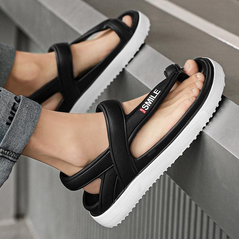 Lightweight Beach Sole Soft Outer Men's Cool Outdoor Beach 2024 Sandals Wear-resistant Summer Casual New Drag