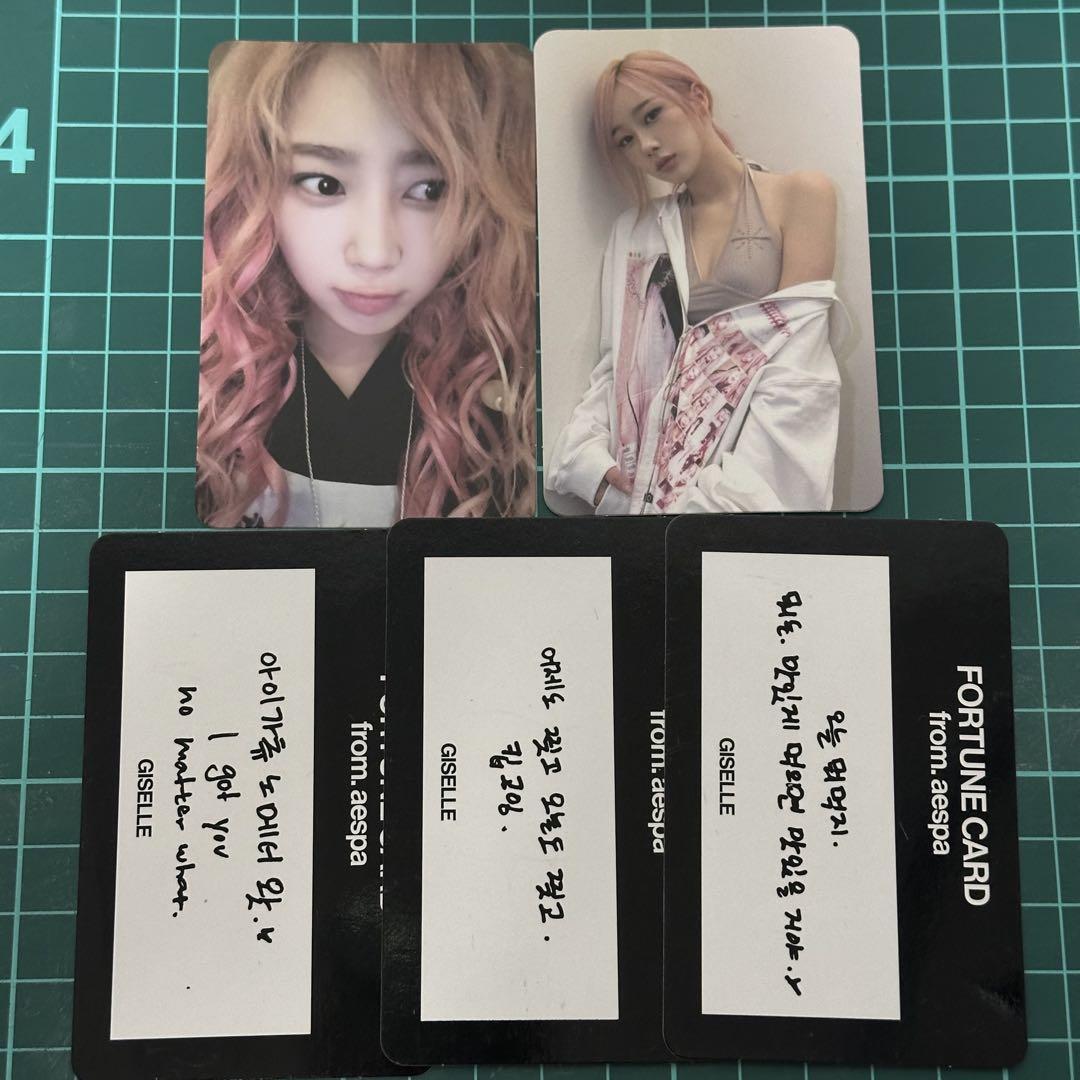 

[USED] aespa giselle encon fortune card comp