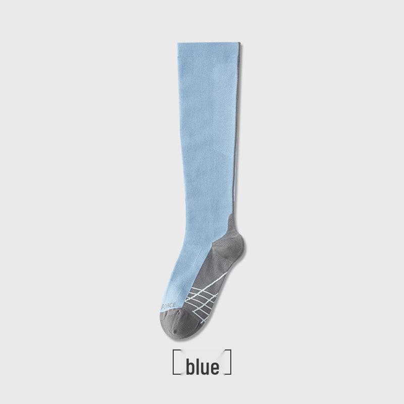 Women's Long Thigh-High Sports Calf Socks - Breathable, Sweat-Absorbent for Running, Hiking, Cycling & Outdoor Activities