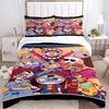 3Pcs Cartoon Characters Celebration Bedding Sets For All Sizes New 3D Printed Bed Cover Comforter Duvet Cover Pillowcase Bedroom Decoration
