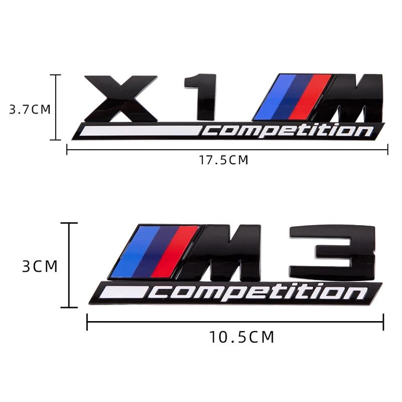 BBKP7 3D Car Decorative accessories M Badge Emblem Decoration Accessories For BMW M3 M4 F07 F34 F30 F20 F10 E60 E46 E53 G01 G02 G05