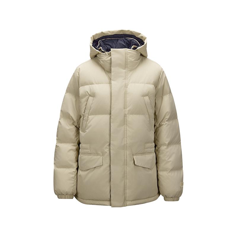 Skechers Fashionable Comfortable Loose Waterproof Stain-Resistant Warm Down Jacket Women outerwear Brown L424W050-03L0 S
