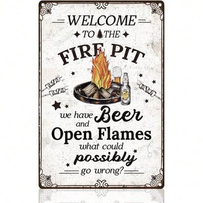 Decorative Metal Wall Sign 20x30cm