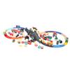126pcs Wooden Block Track Set Educational Safe Interactive Toy Wood Train Track Set for Child