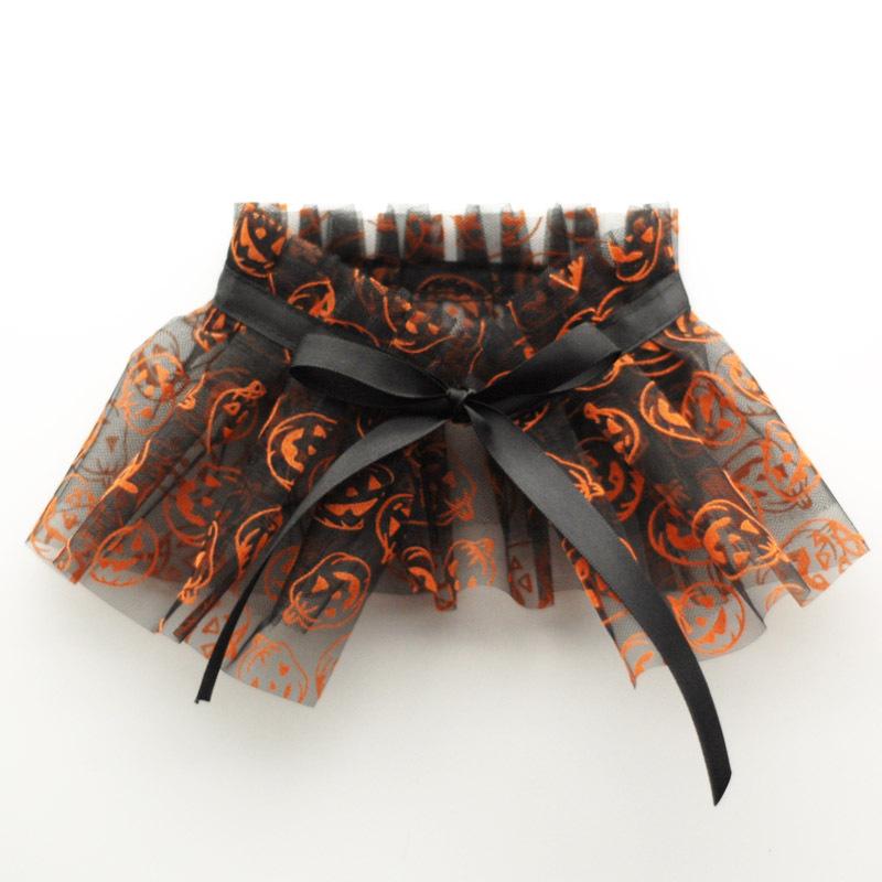 

Cat Dog Halloween Cloak Collar Pumpkin Colorful Pattern Shawl Pet Accessories Lace Dogs Cat Magic Festival Decoration Supplies S тыква